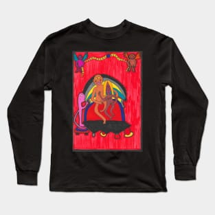 Couple in a Red Room Long Sleeve T-Shirt